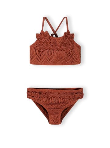 Minoti 2tlg. Set: Badeanzug 22swim54 in kupfer