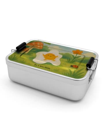 Mr. & Mrs. Panda Bento Box Spiegelei Ei Design ohne Spruch in Weiß
