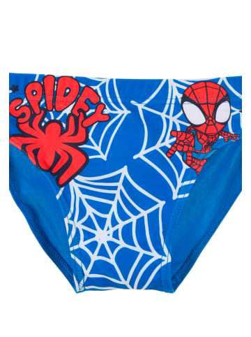 Spiderman Badehose Slip in Blau