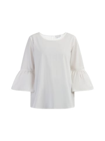 RISA Damen Baumwollbluse in Wollweiss