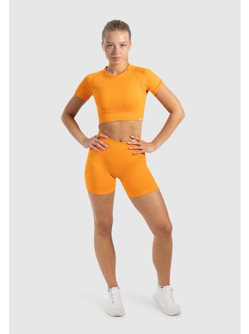 SMILODOX Crop Shirt Elna in Orange