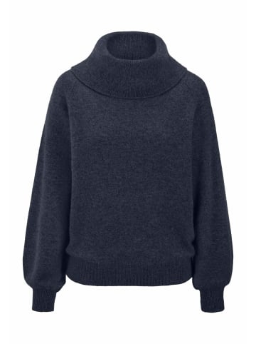 Hessnatur Hessnatur Strick-Pullover Relaxed aus Cashmere mit Recyclinganteil in marine