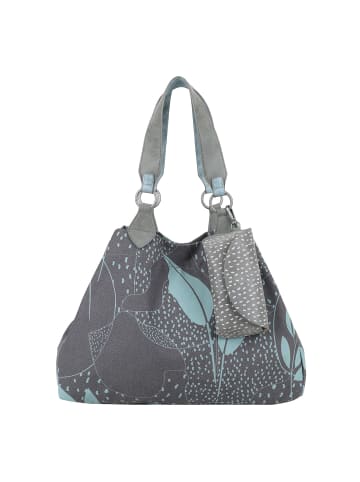 Fritzi aus Preußen Izzy Medium Limited Leaves Schultertasche 42 cm in anthra ice