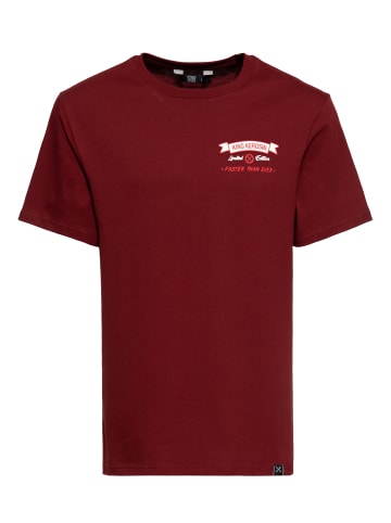 King Kerosin King Kerosin Classic T-Shirt Motorway Oils in rot