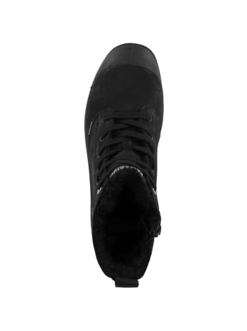 Palladium Schnürboots Pampa Hi Zip WL in schwarz