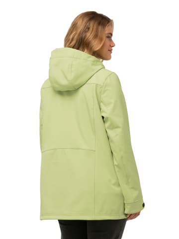 Ulla Popken Softshelljacke in limettengrün