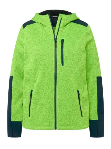 Ulla Popken Sweatjacke in hellgrün