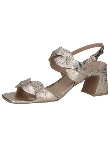 Caprice Sandalette in LT.GOLD METAL.