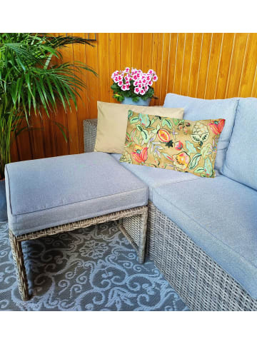 JACK Outdoor Kissen Motiv 30x50cm inkl. Füllung Beerenflut Creme