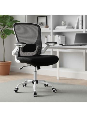 SONGMICS Bürostuhl Kime in Weiß - (B)64 x (H)110 x (T)60 cm