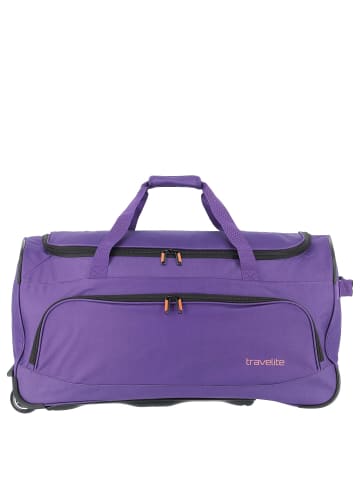 travelite Basics Fresh - Rollenreisetasche 89L 71 cm (gelb) in lila