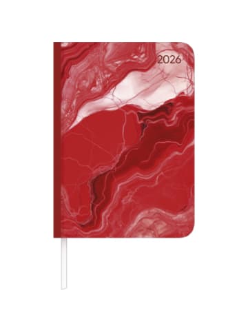 TeNeues Calendars & Stationery Kalender - Alpha Edition - Lady Journal Marble 2026 - Taschenkalender A6 10,7&t