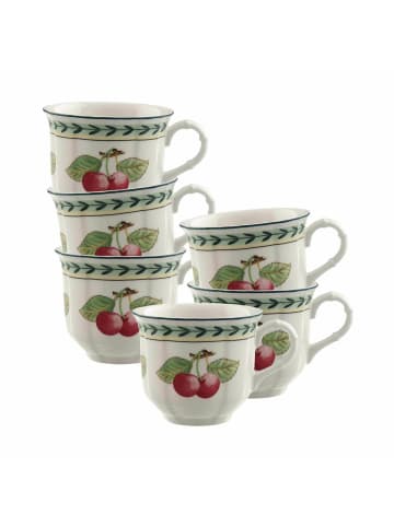 Villeroy & Boch 6er Set Kaffeetassen French Garden Fleurence 120 ml bunt in bunt