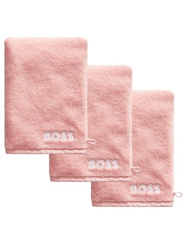 BOSS Waschlappen 3er Pack in Rosa