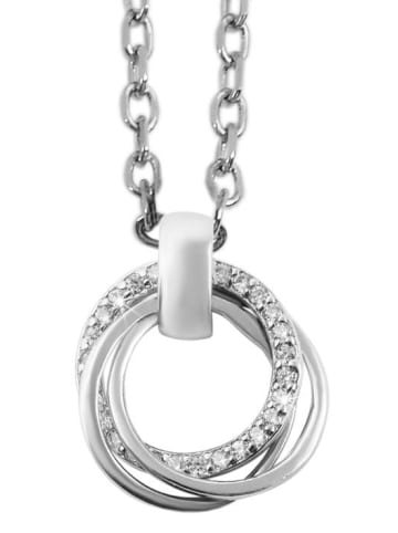 Adeliás Damen Anhänger aus 925 Silber mit Zirkonia in silber