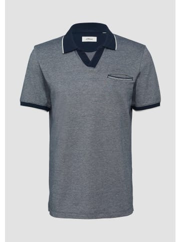 s.Oliver Polo-Shirt in 58W2_tiefblau