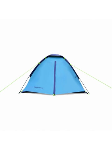 COFI 1453 Nils 2-Personen Campingzelt mit Moskitonetz Zelt für Wanderungen & Kur in Blau
