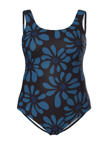 Ulla Popken Badeanzug in schwarz