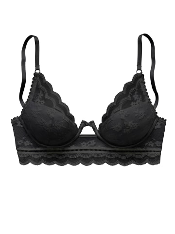 LASCANA Push-up-BH in schwarz