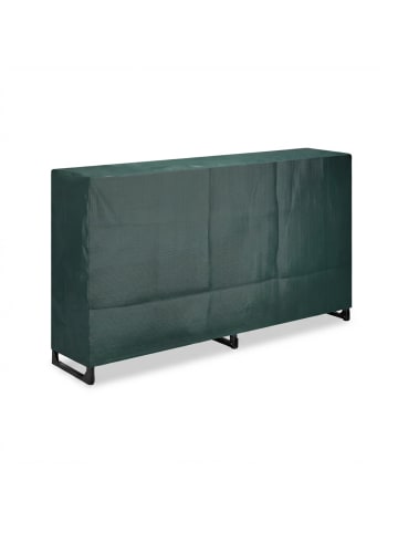 relaxdays Kaminholzregal in Schwarz/ Grün - (B)200 x (H)110 x (T)29 cm