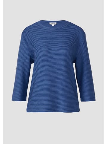 s.Oliver Sweatshirt 3/4 Arm in Blau