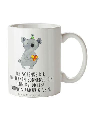 Mr. & Mrs. Panda Kaffeetasse Koala Geschenk mit Spruch in Weiß