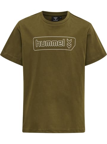 Hummel Hummel T-Shirt S/S Hmltomb Kinder in DARK OLIVE