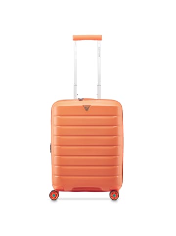 Roncato B-Flying Move 4 Rollen Kabinentrolley 55 cm mit Dehnfalte in apricot orange