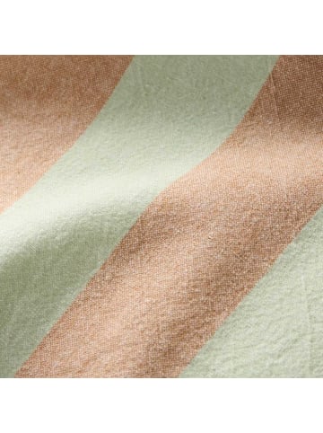 IB Laursen Geschirrtuch LINUS Breite Streifen Hellgrün Hellbraun