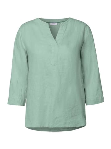Cecil Langarmbluse in ice sage green