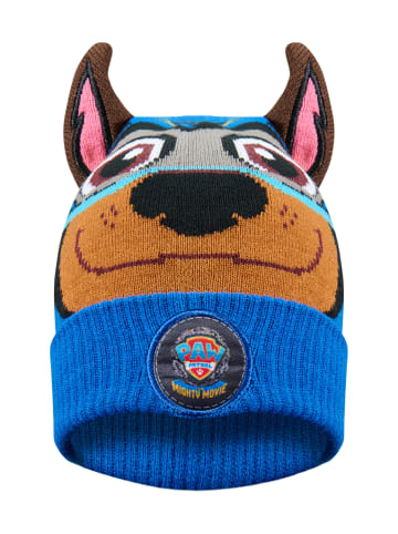 ONOMATO! Paw Patrol Chase Kinder Wintermütze mit Ohren – Warmer Beanie für Jungen in Blau