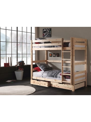 58 aufm Kessel ETAGENBETT Karolina 210x182x105 aus Massivholz in natur