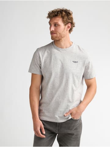 Petrol Industries Meliertes T-Shirt irving in Weiß