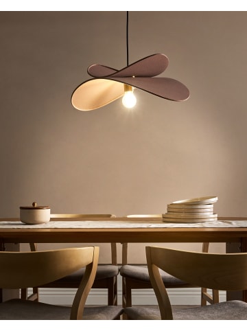 Beliani Pendelleuchten MASCOTA in Braun/Gold - (W) 61 x (H) 105 x (L) 61 cm