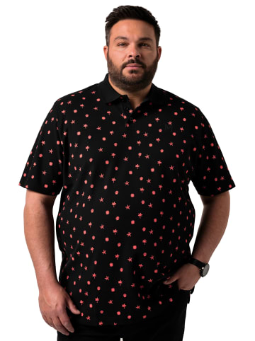 Men Plus Poloshirt in schwarz