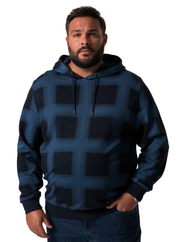 Men Plus Sweatshirt in navy blau