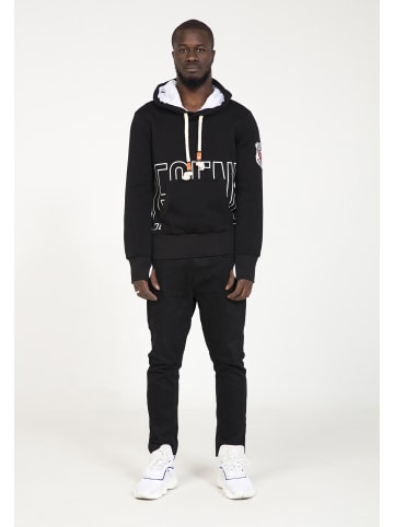 PLUS EIGHTEEN Herren Kapuzenpullover in Schwarz