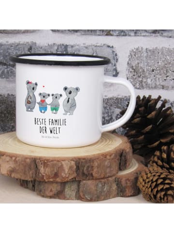 Mr. & Mrs. Panda Haferl Koala Familie zwei mit Spruch in Weiß