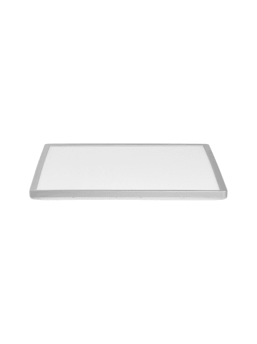 Beliani Deckenleuchten TIVORA in Silber - (W) 42 x (H) 3 x (L) 42 cm