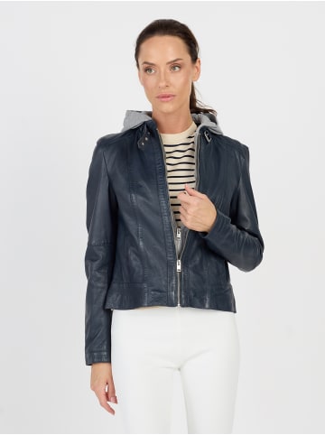 JCC Lederjacke 31024030 in navy