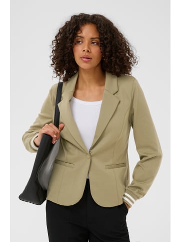 Kaffe Blazer Kinnie Regular fit in Dusty Green/Chalk Stripe