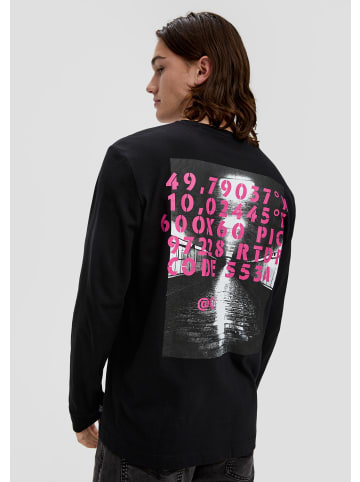 QS T-Shirt in 99D0_schwarz