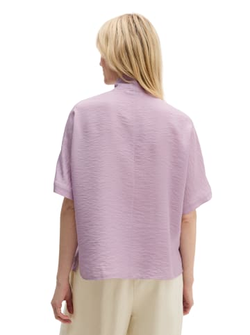 Marc O'Polo Crinkle-Schluppenbluse regular in Dusty Lavender