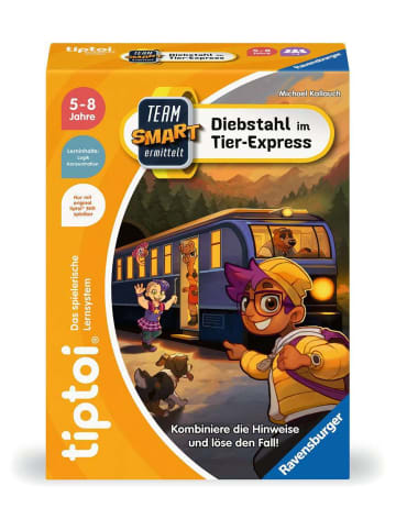 Ravensburger Ravensburger Lernspiel Team SMART ermittelt: Diebstahl im Tier-Express in bunt