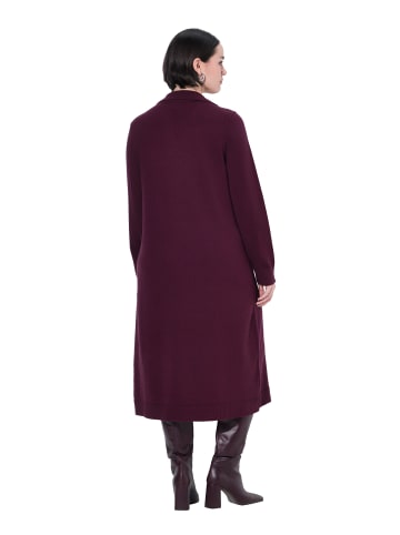 Ulla Popken Kleid in dunkel weinrot