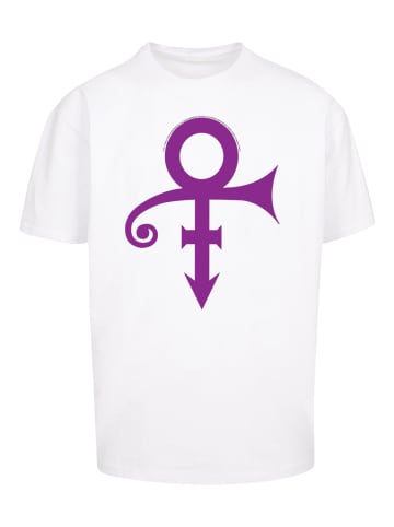 F4NT4STIC Oversize T-Shirt Prince Musik Album Logo in weiß