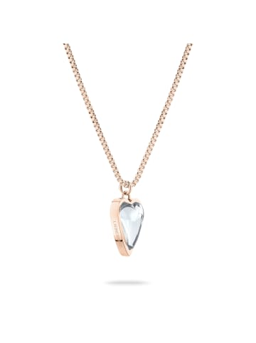 LIEBESKIND BERLIN Halskette - Glass Heart in roségold