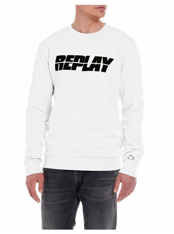 Replay Sweatshirt in Weiß