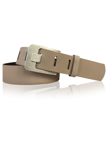 FRONHOFER Breitdorn Gürtel in Taupe