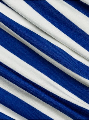 More & More Langarmshirt in blau weiß